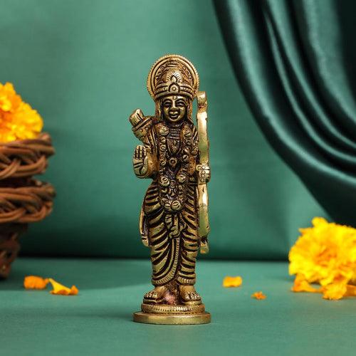 Brass Superfine Lord Ram Idol (4.5 Inch)