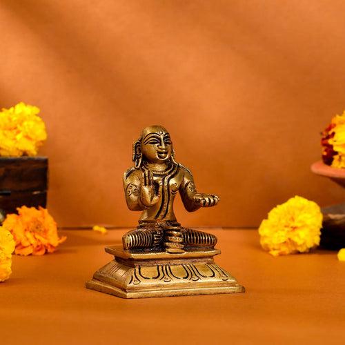 Brass Superfine Swami Ramanuja Idol (4 Inch)