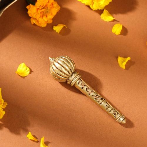 Brass Hanuman Mace/Gada (5 Inch)