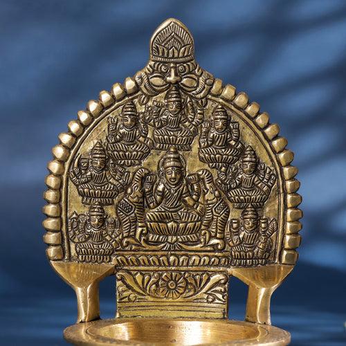 Brass Ashtalakshmi Diya (7.5 Inch)