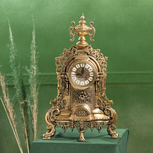 Brass Vintage Table Clock/Watch (22 Inch)