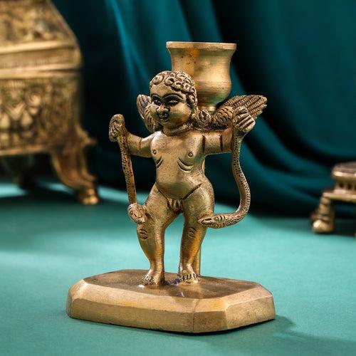 Brass Angel Candle Stand (4.2 Inch)