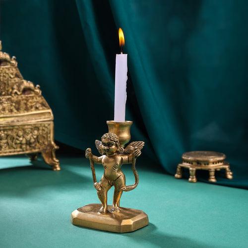 Brass Angel Candle Stand (4.2 Inch)