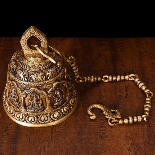 Brass Superfine Wall Hanging Temple Bell (33.5 Inch)