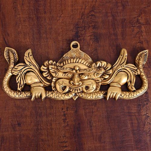 Brass Yali Wall Hanging (4.5")