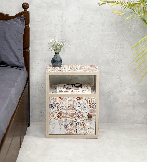 Cosmos Mica Bedside Chest, Side Table, Bedside Cabinet, Bedside Storage, Bedroom Decor