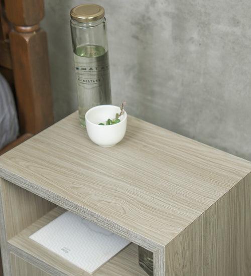 Pine Hues Mica Bedside Chest, Side Table, Bedside Cabinet, Bedside Storage, Bedroom Decor