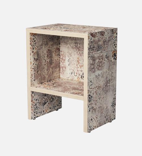 Cosmos Mica Bedside Table, Side Table, Bedside Open Storage, Bedroom Decor