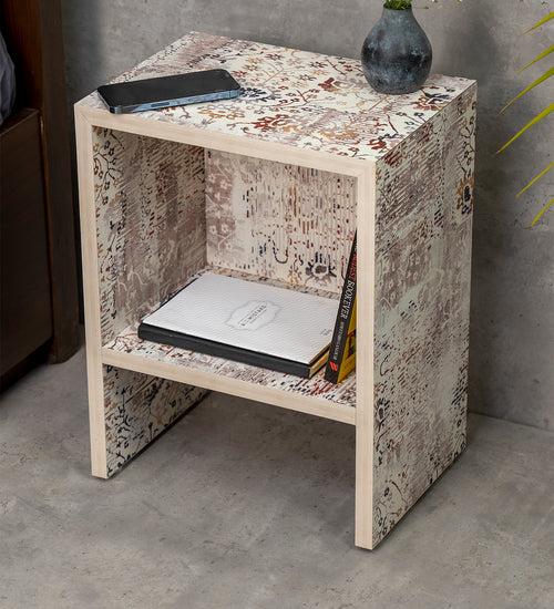 Cosmos Mica Bedside Table, Side Table, Bedside Open Storage, Bedroom Decor