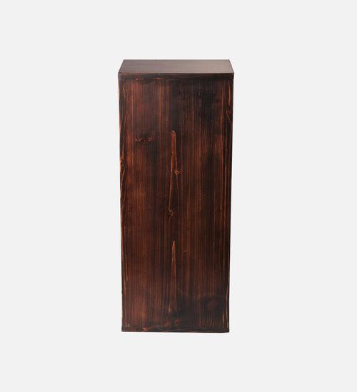 Walnut Tint Two Storey Bedside and Living Room Storage, Bookshelf, Decorative Stand