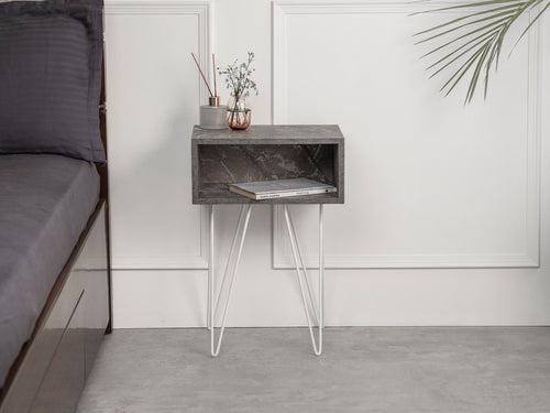 Thunderbolt Amalgam Side Tables, Wooden Tables, Bedside Tables, End Tables, Living Room Decor by A Tiny Mistake