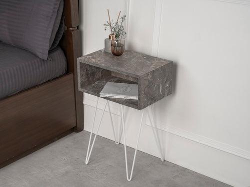 Thunderbolt Amalgam Side Tables, Wooden Tables, Bedside Tables, End Tables, Living Room Decor by A Tiny Mistake
