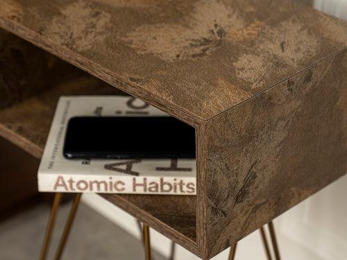 Mirage Amalgam Side Tables, Wooden Tables, Bedside Tables, End Tables, Living Room Decor by A Tiny Mistake