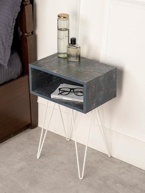 Bohemian Tint Amalgam Side Tables, Wooden Tables, Bedside Tables, End Tables, Living Room Decor by A Tiny Mistake