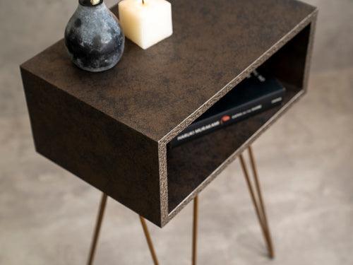 Twilight Amalgam Side Tables, Wooden Tables, Bedside Tables, End Tables, Living Room Decor by A Tiny Mistake