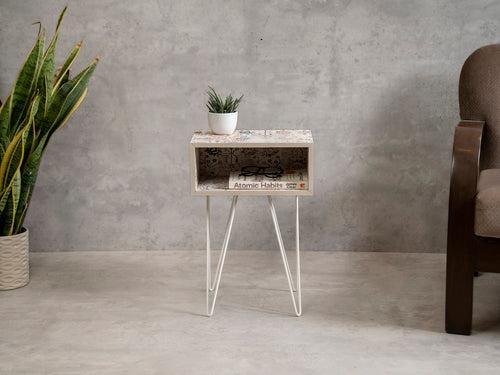 Cosmos Amalgam Side Tables, Wooden Tables, Bedside Tables, End Tables, Living Room Decor by A Tiny Mistake