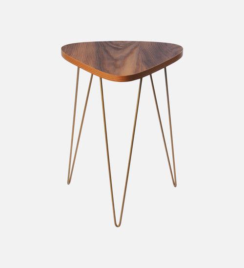 Teak Hues Trinity Nesting Tables with Hairpin Legs, Side Tables, Wooden Tables, Living Room Decor by A Tiny Mistake