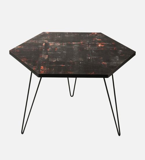 Dusk Hexagon Small Coffee Tables, Wooden Tables, Coffee Tables, Center Tables, Living Room Decor by A Tiny Mistake