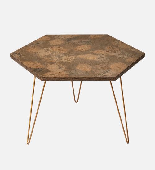 Mirage Hexagon Small Coffee Tables, Wooden Tables, Coffee Tables, Center Tables, Living Room Decor by A Tiny Mistake