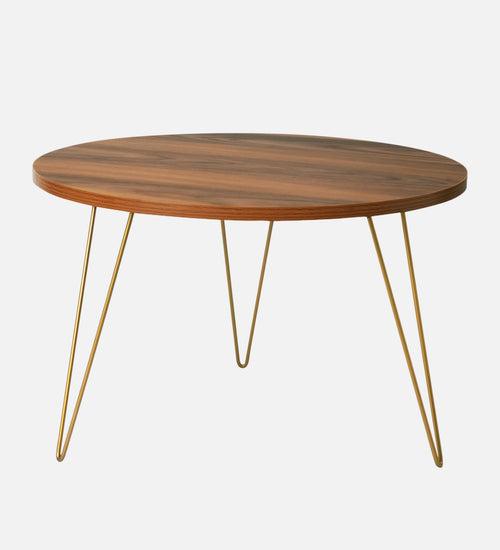 Teak Hues Round Coffee Tables, Wooden Tables, Coffee Tables, Center Tables, Living Room Decor by A Tiny Mistake