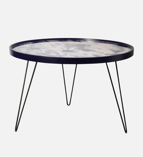 Shibori Round Coffee Tables, Wooden Tables, Coffee Tables, Center Tables, Living Room Decor by A Tiny Mistake