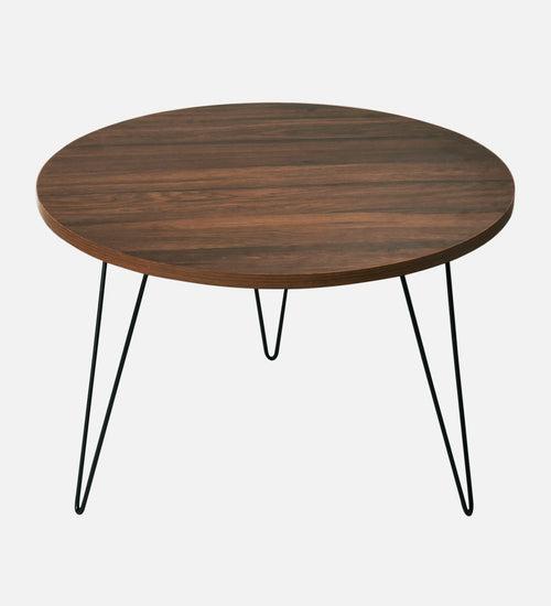 Walnut Hues Round Coffee Tables, Wooden Tables, Coffee Tables, Center Tables, Living Room Decor by A Tiny Mistake