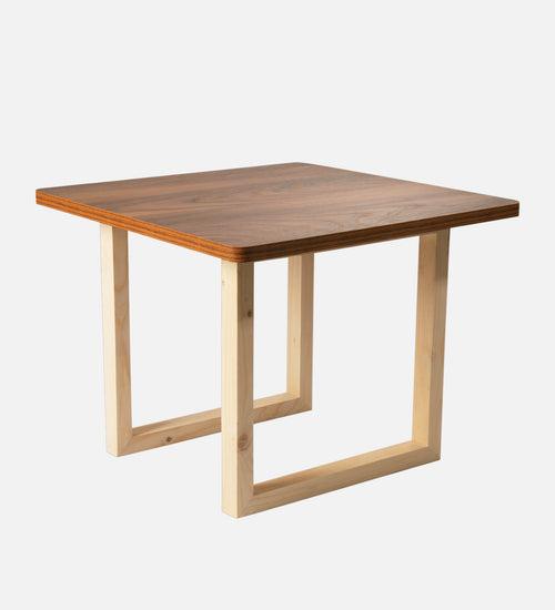 Teak Hues Square Coffee Tables, Wooden Tables, Coffee Tables, Center Tables, Living Room Decor by A Tiny Mistake