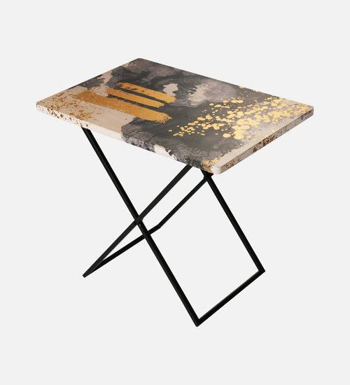 Monochromatic Criss Cross Side Tables, Writing Tables, Wooden Tables, Kids Tables, End Tables Living Room Decor by A Tiny Mistake