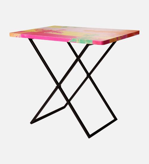 Neon Criss Cross Side Tables, Writing Tables, Wooden Tables, Kids Tables, End Tables Living Room Decor by A Tiny Mistake