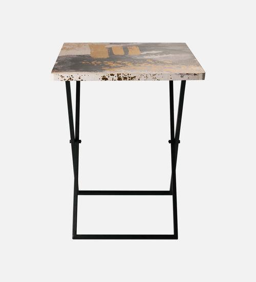 Monochromatic Criss Cross Side Tables, Writing Tables, Wooden Tables, Kids Tables, End Tables Living Room Decor by A Tiny Mistake