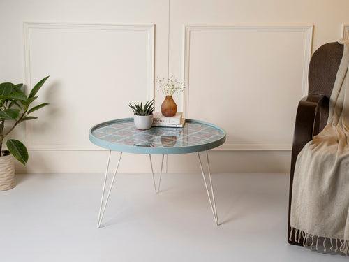 Phool Round Coffee Tables, Wooden Tables, Coffee Tables, Center Tables, Living Room Decor by A Tiny Mistake