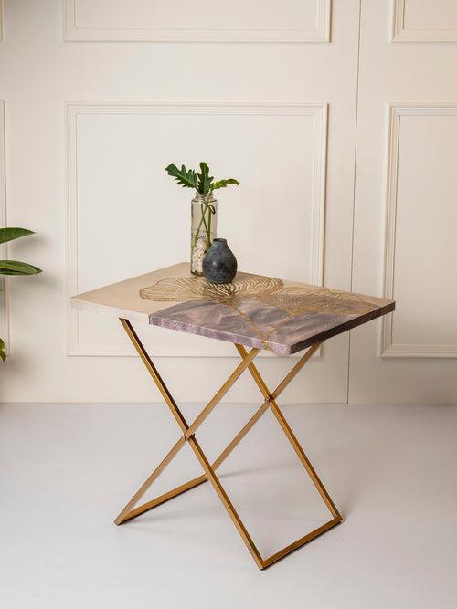Rhapsody Criss Cross Side Tables, Writing Tables, Wooden Tables, Kids Tables, End Tables Living Room Decor by A Tiny Mistake