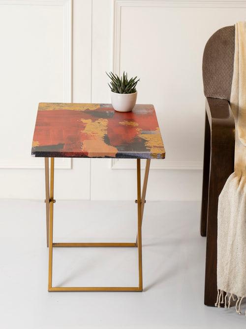 Rang Criss Cross Side Tables, Writing Tables, Wooden Tables, Kids Tables, End Tables Living Room Decor by A Tiny Mistake