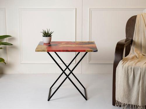 Rang Criss Cross Side Tables, Writing Tables, Wooden Tables, Kids Tables, End Tables Living Room Decor by A Tiny Mistake