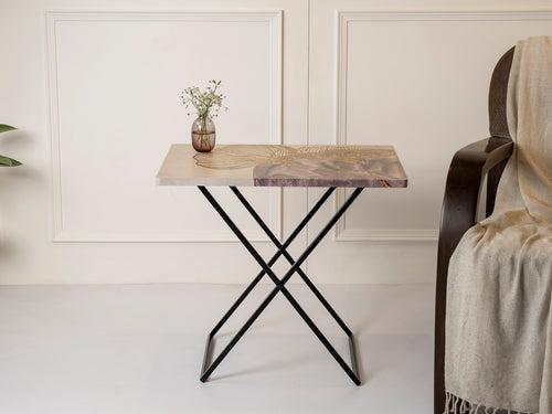 Rhapsody Criss Cross Side Tables, Writing Tables, Wooden Tables, Kids Tables, End Tables Living Room Decor by A Tiny Mistake