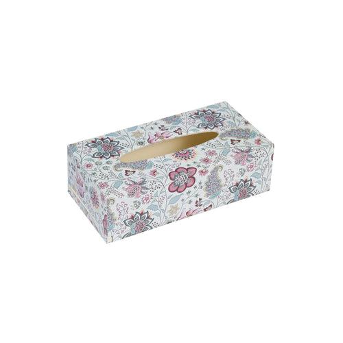 A Tiny Mistake Kalamkari Pastel Rectangle Tissue Box, 26 x 13 x 8 cm