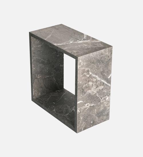 Thunderbolt Mica Box Side Table, End Table, Living Room Decor