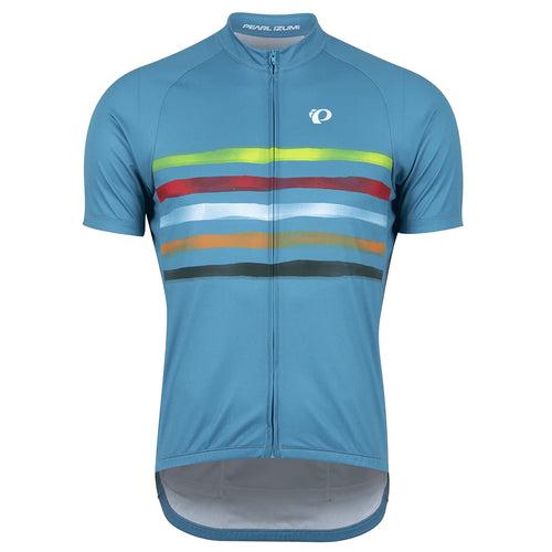 PEARL iZUMi Men's Classic Cycling Jersey (Vesper Blue Aurora)