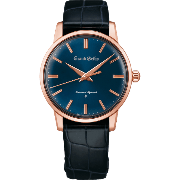 SBGW314 - Starry Night - Mechanical Shimmering navy-blue Dial and 18K Rose Gold