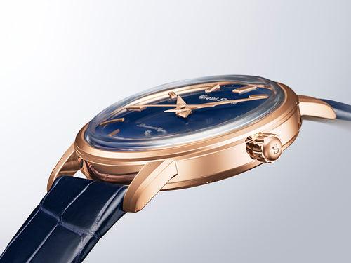 SBGW314 - Starry Night - Mechanical Shimmering navy-blue Dial and 18K Rose Gold