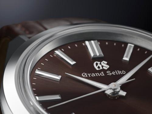 SBGW293 - Slim, 44GS with a Brown Sunray Pattern Dial