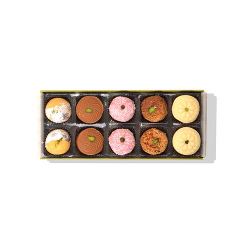 BOX OF 10 - ASSORTED MITHAI