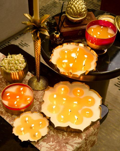 Diwali Special Urli Candles Combo