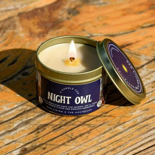 Night Owl - White Oudh Scented Soy Candle