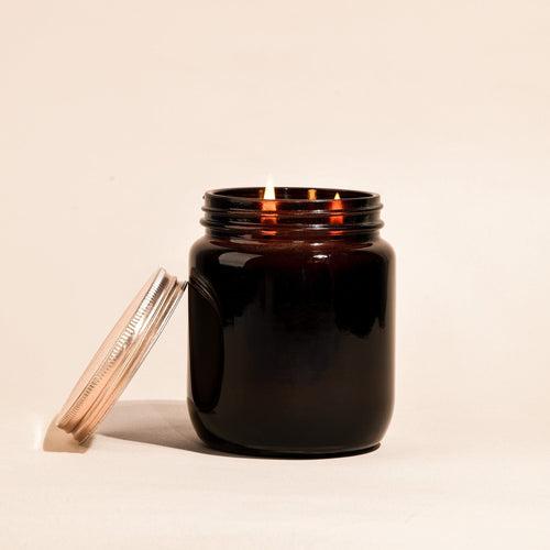 Celebratory Label - 425gm Amber Jar with Lid