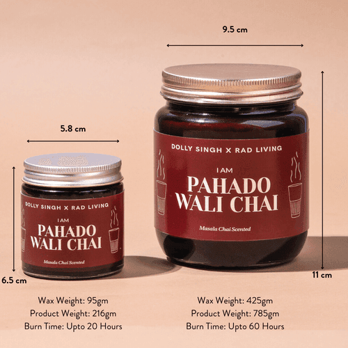 Pahado Wali Chai - Masala Chai Scented Candle