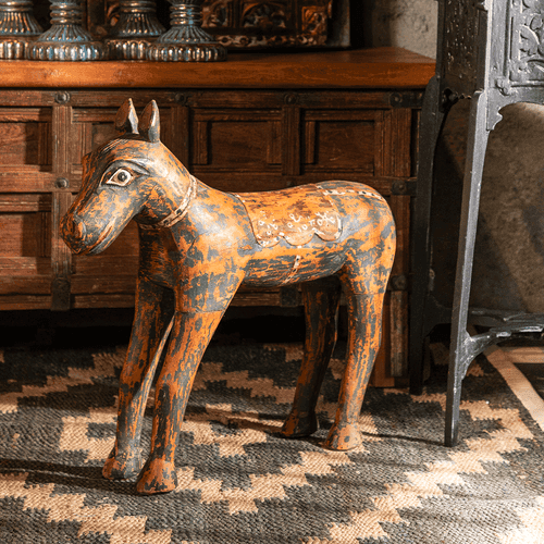 Colorful Pony Wooden Decor