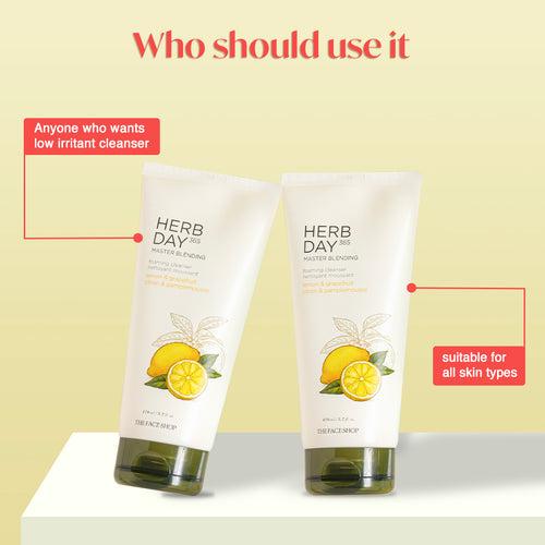 Herb Day 365 Foaming Cleanser- Lemon & Grapefruit 170ml