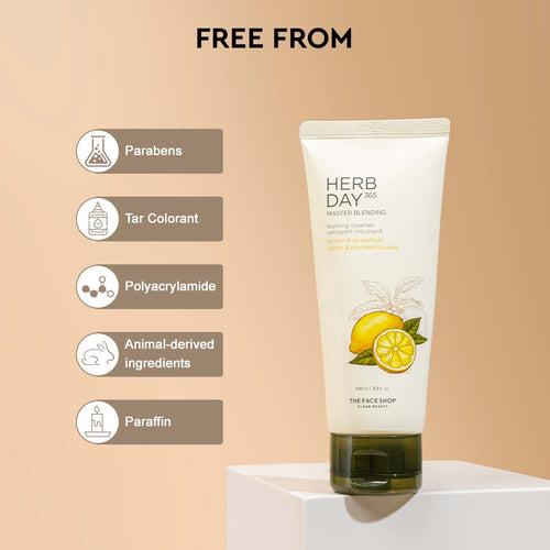 Herb Day 365 Foaming Cleanser - Lemon & Grapefruit 100ml