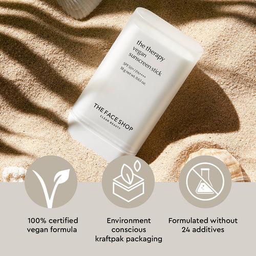 The Therapy Vegan Sunscreen Stick SPF50+